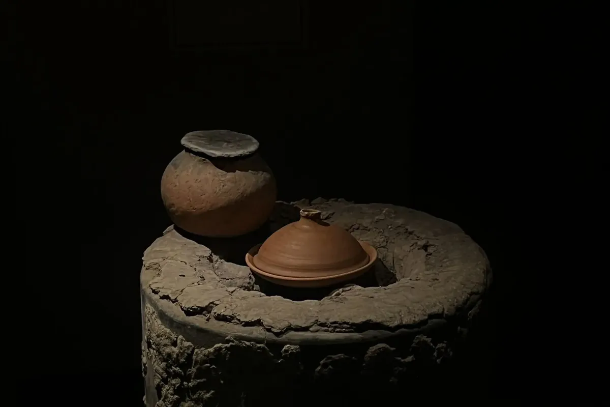 SAIMEの蓋つきの土器